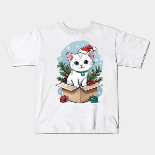 Cat christmas Kids T-Shirt